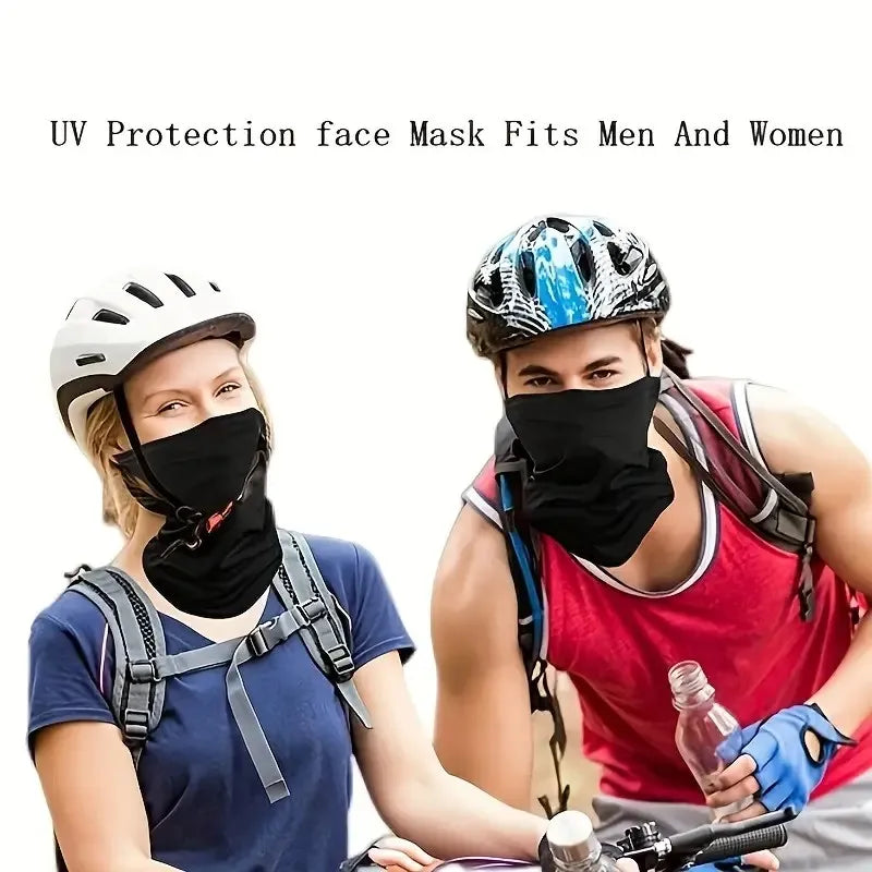 Breathable Sunscreen Ice Silk Scarf Outdoor Fishing Magic Face Scarf Neck Sleeve Cycling Mask Sports Headgear - Action Outdoors Kiwi