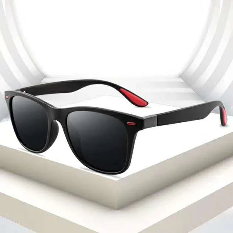 Fashion Classic Polarized Men And Women Square Sunglasses Anti Glare Goggles Travel Fishing Riding Glasses Uv400 - Action Outdoors Kiwi