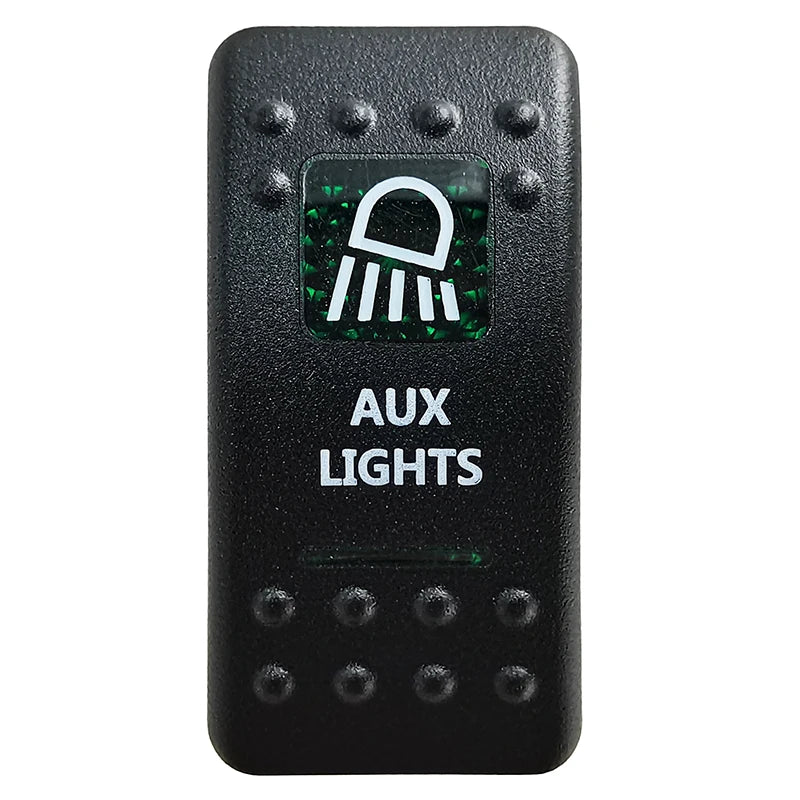 Green Led Light Bar Rocker Switch SPST 5Pins/DPDT 7Pins For Car Marine Boat IP68 NARVA Carling ARB Auto Parts Camper Replacement - Action Outdoors Kiwi