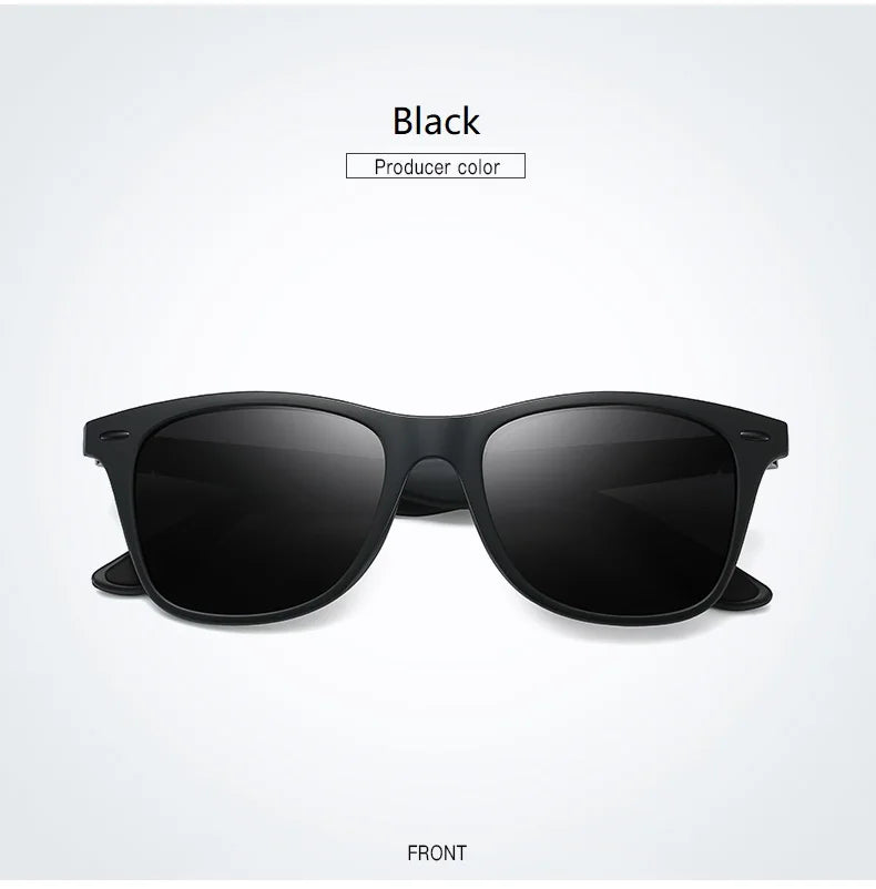 Fashion Vintage Square Unisex Driving Fishing Sunglasses Men Women Luxury Brand Designer Sun Glasses Anti-Glare Eyewear UV400 - Action Outdoors Kiwi