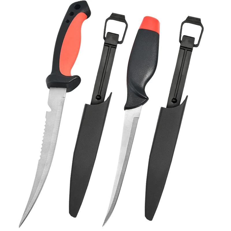 Stainless Steel Multifunctional Fishing Knife Fish Killing Knives Fish Planing Knife Kitchen Sharp Meat Cleaver Fruit Knife - Action Outdoors Kiwi