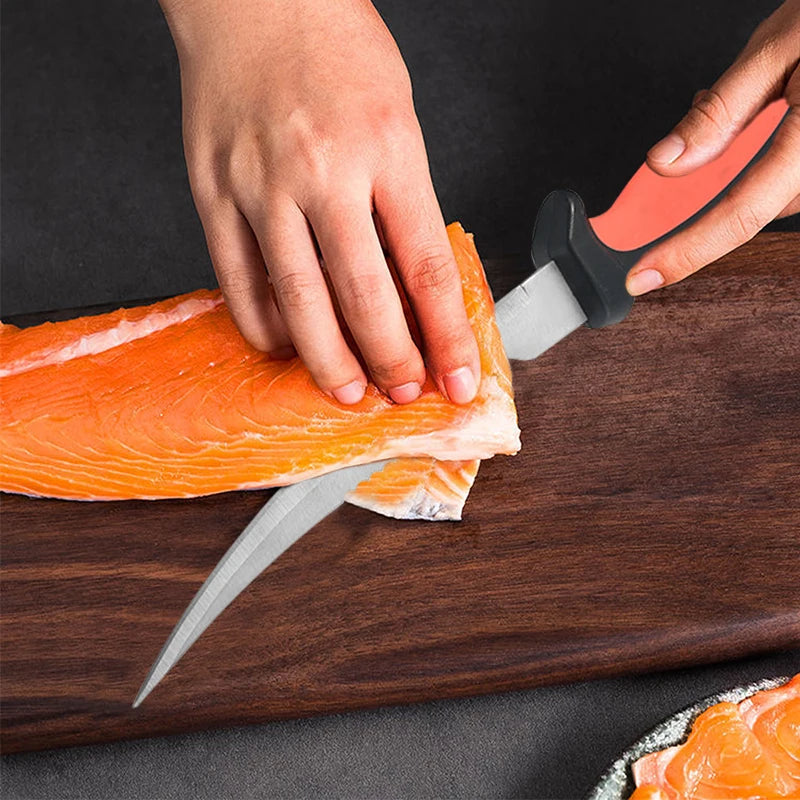 Stainless Steel Multifunctional Fishing Knife Fish Killing Knives Fish Planing Knife Kitchen Sharp Meat Cleaver Fruit Knife - Action Outdoors Kiwi