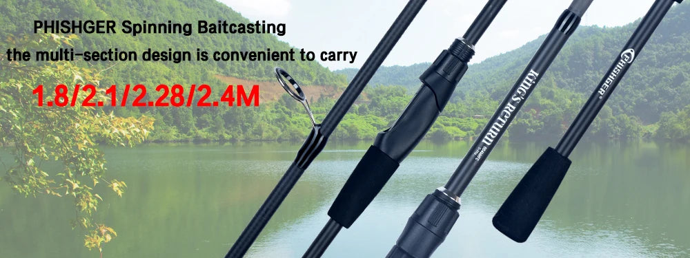 PHISHGER Telescopic Surf Spinning Rod 3.6/4.2/4.5/5.0/5.3m Power80-150g 30T Carbon Travel Surfcasting Shore Casting Fishing Pole - Action Outdoors Kiwi