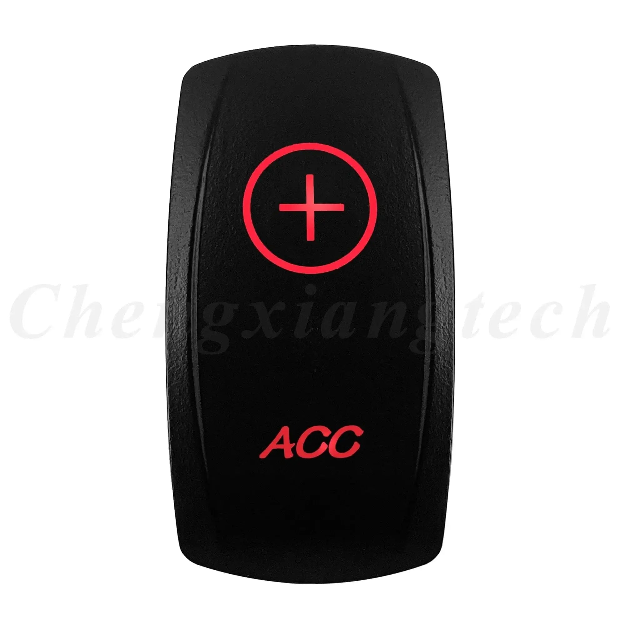 Red Led Light Bar Car Boat Rocker Switch 12V/24V Marine Grade Toggle Switch SPST/DPDT for Polaris Jeep Autosteer Auto Machinery