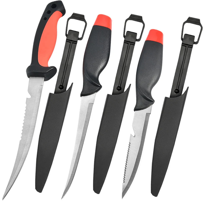 Stainless Steel Multifunctional Fishing Knife Fish Killing Knives Fish Planing Knife Kitchen Sharp Meat Cleaver Fruit Knife - Action Outdoors Kiwi