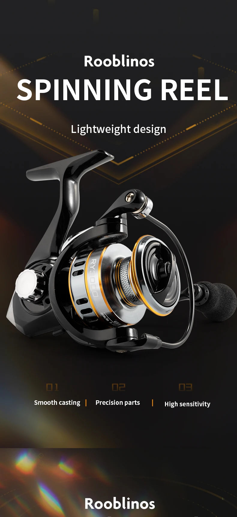 ROOBLINOS RY Spinning Reels Saltwater Freshwater Fishing Reel Ultralight Metal Frame Smooth And Tough High Speed Fishing Reels - Action Outdoors Kiwi