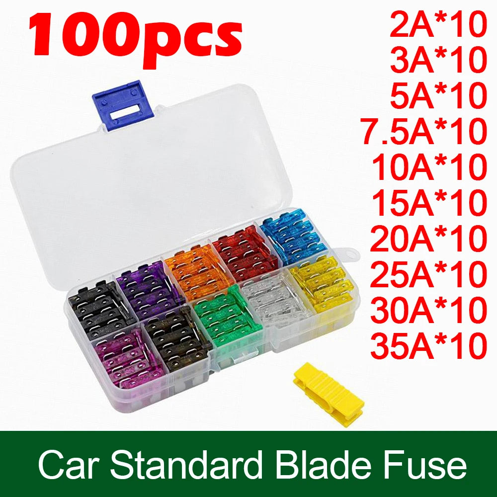 Universal 12Ways Car Blade Holder Fuse Box With LED Indicator Light 12V 32V Screw Binding Post Fuse For Car Boat Marine - Action Outdoors Kiwi