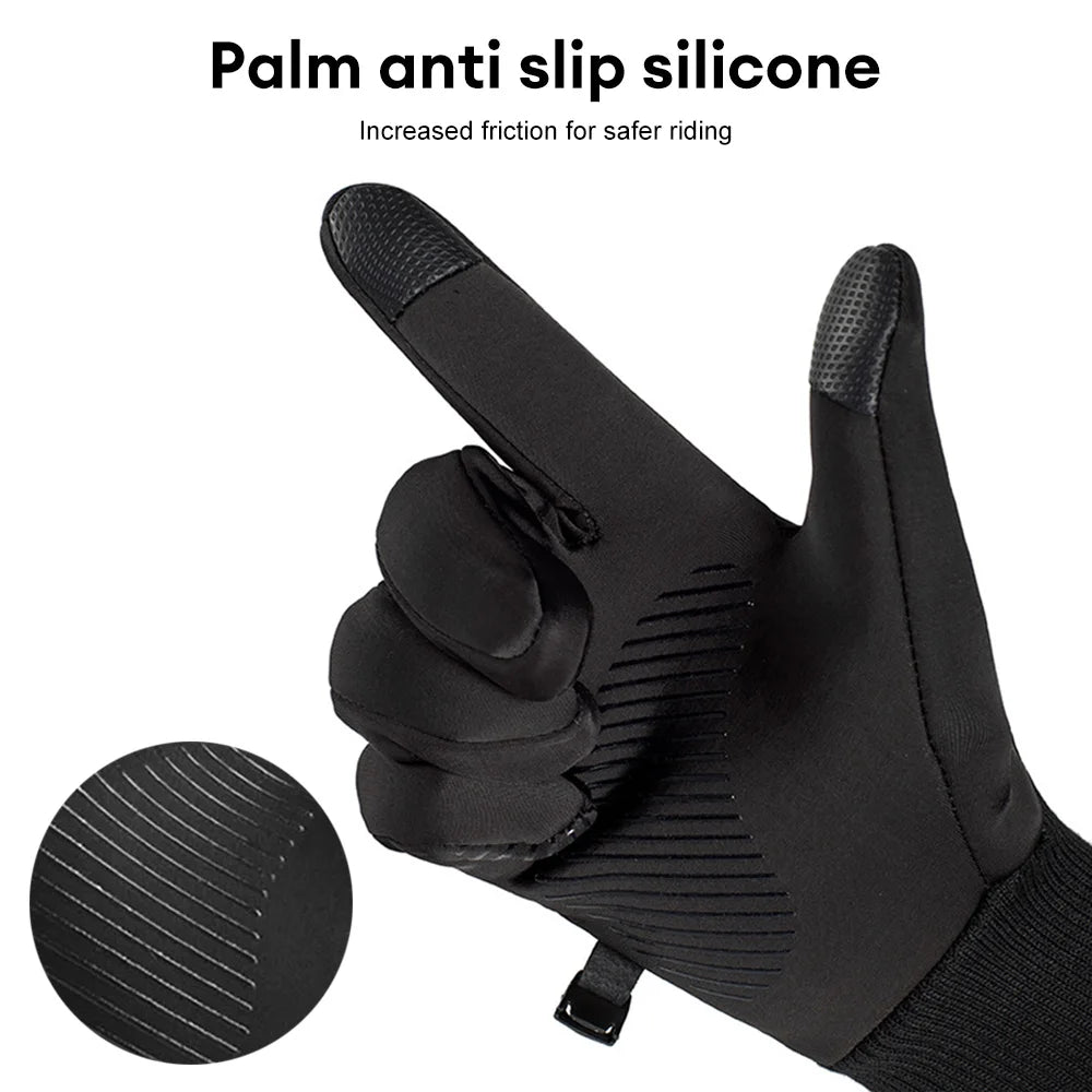 Winter Waterproof Women's Gloves Touchscreen Windproof Sports Fishing Driving Motorcycle Ski Non-slip Warm Cycling Men Gloves - Action Outdoors Kiwi