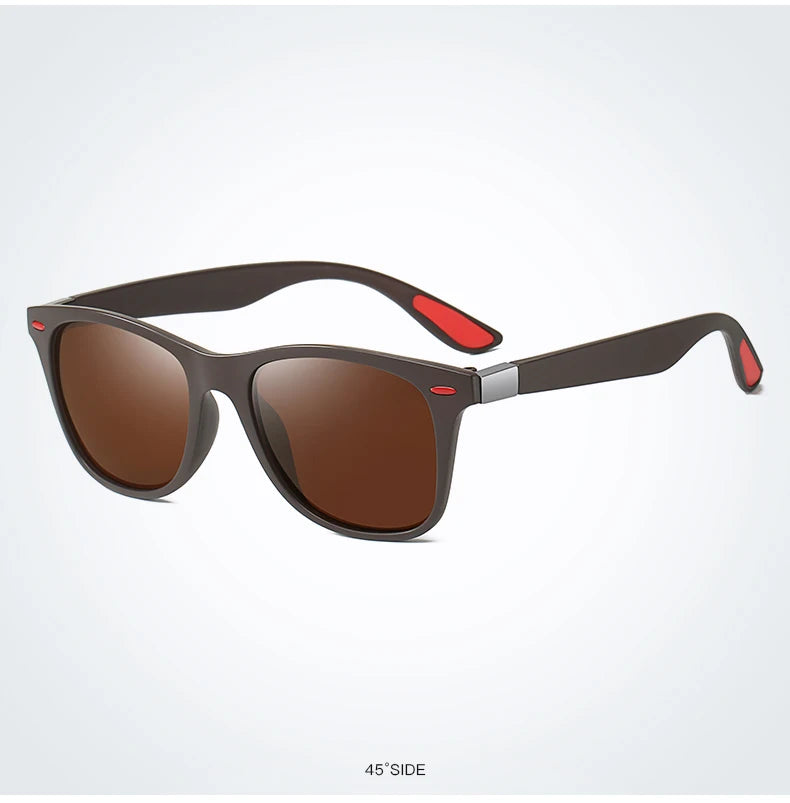 Fashion Vintage Square Unisex Driving Fishing Sunglasses Men Women Luxury Brand Designer Sun Glasses Anti-Glare Eyewear UV400 - Action Outdoors Kiwi