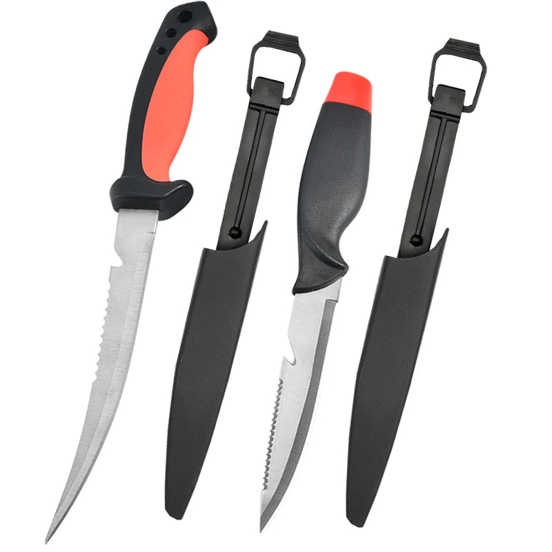 Stainless Steel Multifunctional Fishing Knife Fish Killing Knives Fish Planing Knife Kitchen Sharp Meat Cleaver Fruit Knife - Action Outdoors Kiwi