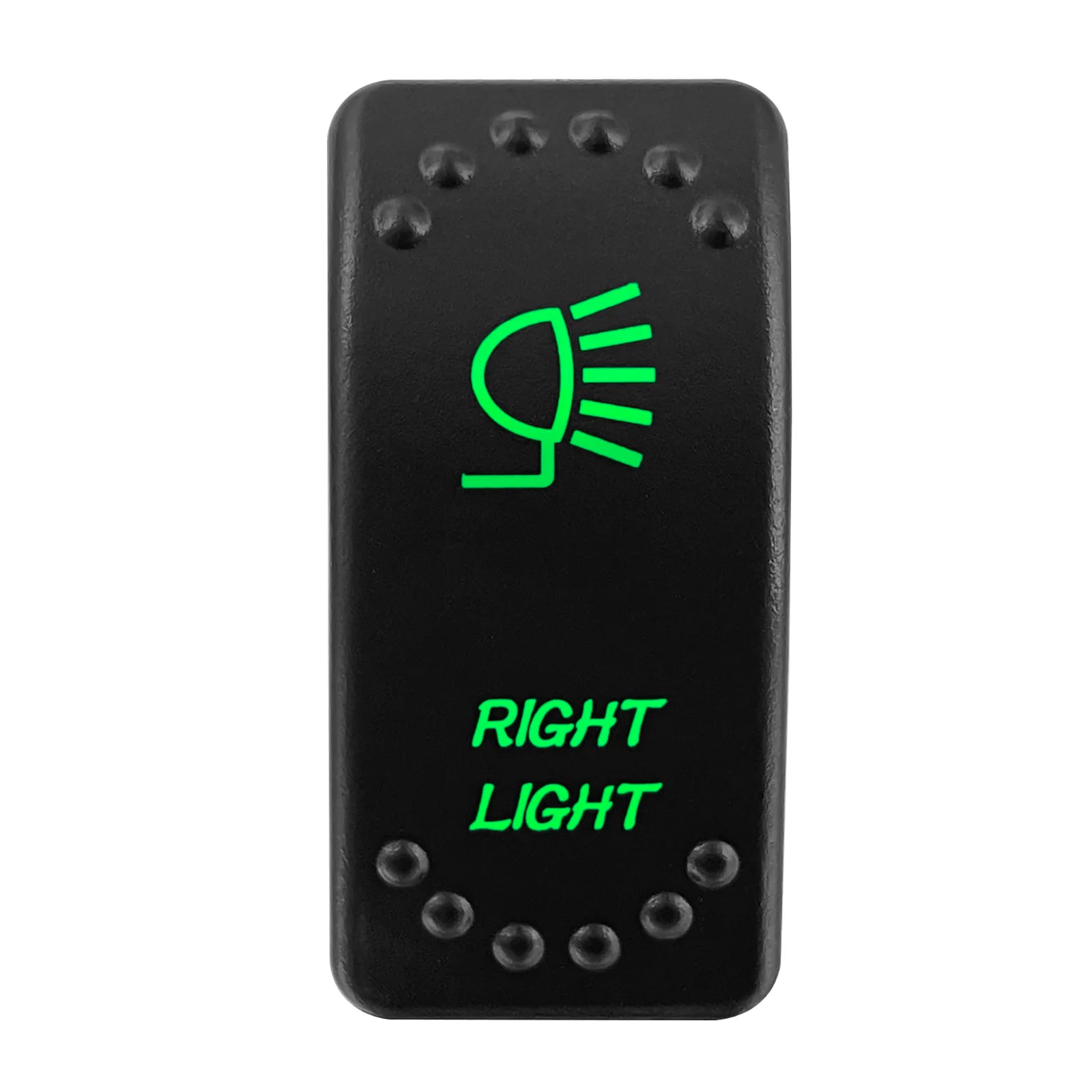 Waterproof Green Led Car Rocker Switch On Off 12V 20A Washer Wiper Momentary Toggle Switch For Marine Boat ATV RZR RV Autosteer - Action Outdoors Kiwi