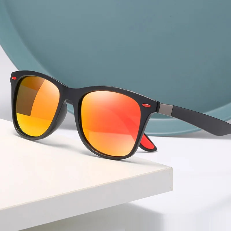 Fashion Vintage Square Unisex Driving Fishing Sunglasses Men Women Luxury Brand Designer Sun Glasses Anti-Glare Eyewear UV400 - Action Outdoors Kiwi