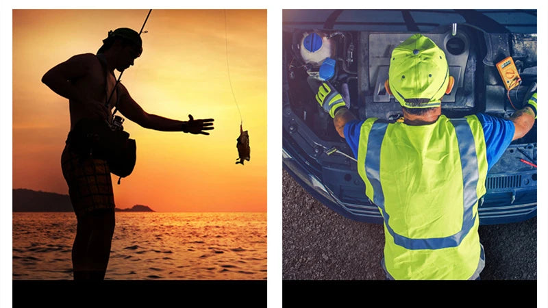 Half-finger Fishing Gloves Led Flashlight Waterproof Flashlight Outdoor Hiking Camping Fishing Rescue Survival Lighting Tool - Action Outdoors Kiwi