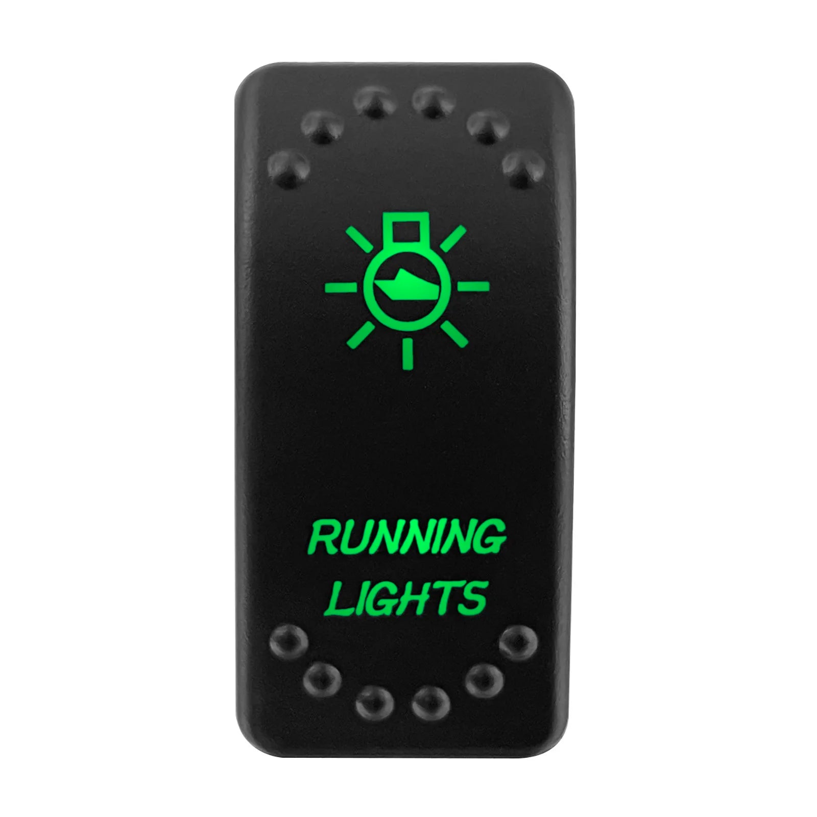 Waterproof Green Led Car Rocker Switch On Off 12V 20A Washer Wiper Momentary Toggle Switch For Marine Boat ATV RZR RV Autosteer - Action Outdoors Kiwi