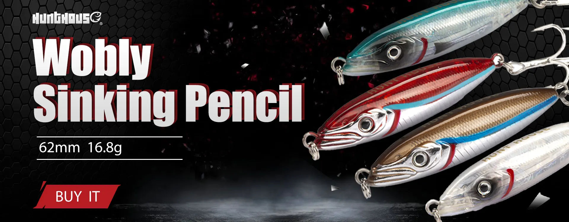 Hunthouse fishing hooks jig head 20g 30g 40g 3 pcs/pack fishing tackle equiped with soft lure peche 2020 new lw313 - Action Outdoors Kiwi