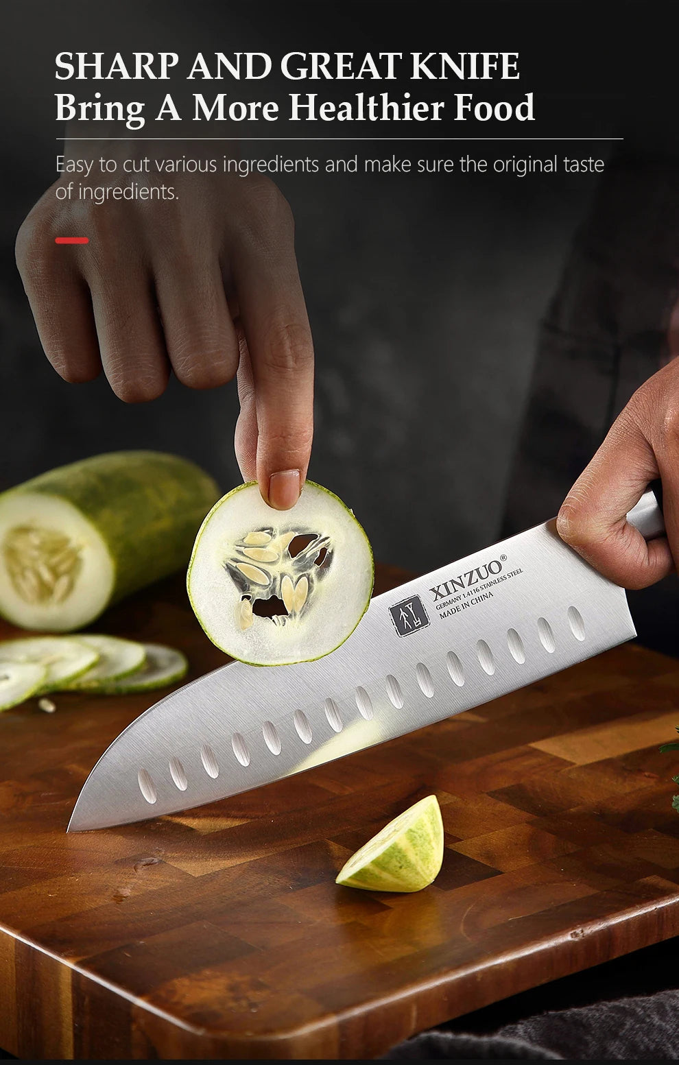 XINZUO Kitchen Tools 6 PCS Kitchen Knife Set - Action Outdoors Kiwi