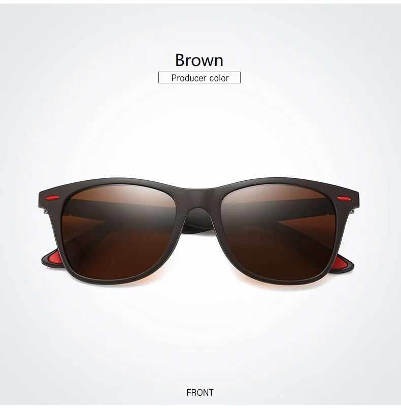 Fashion Vintage Square Unisex Driving Fishing Sunglasses Men Women Luxury Brand Designer Sun Glasses Anti-Glare Eyewear UV400 - Action Outdoors Kiwi