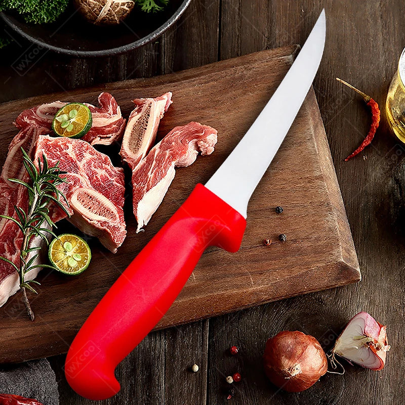 Stainless Steel Skinning Carving Knife Kitchen Boning Knife Meat Butcher Cleaver Utility Slicing Fish Vegetable Fruit Knives - Action Outdoors Kiwi