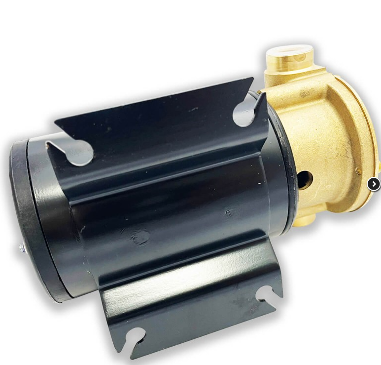 Ocean Tech Deck Pump 12v Brass 35L/min - Action Outdoors Kiwi