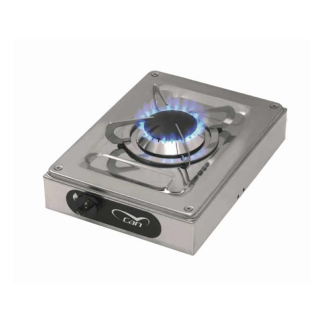 CAN Single Burner Hob Stainless Steel - Action Outdoors Kiwi