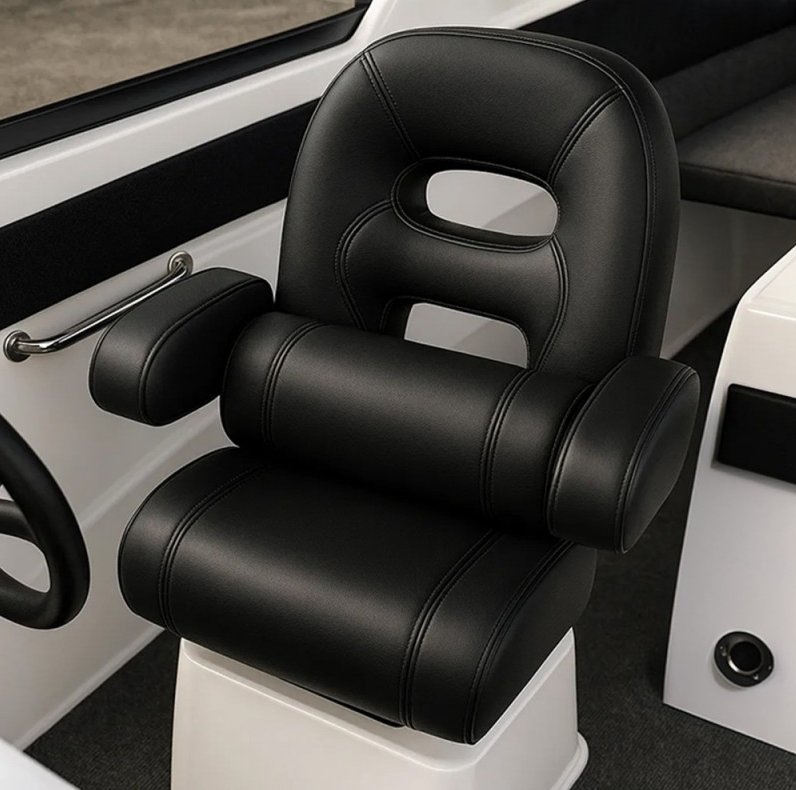 Captains Deluxe Tall Chair Black