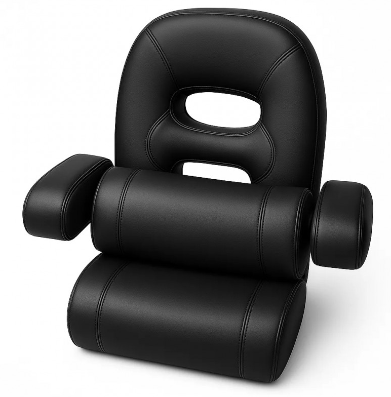 Captains Deluxe Tall Chair Black