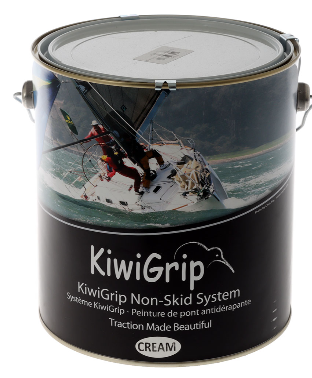 Kiwi Grip Kit Non Slip Paint 4L Cream