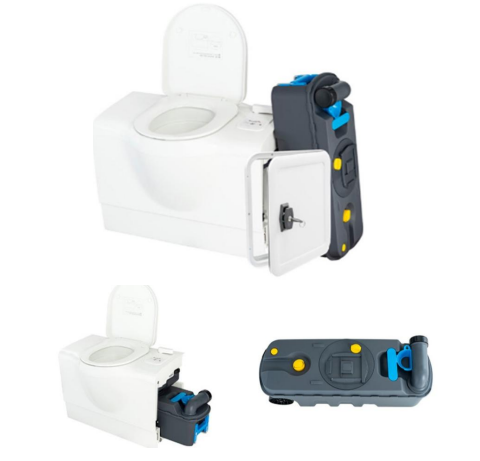 Freucamp Bench Cassette Toilet – Left Hand Additional Cassette include - Action Outdoors Kiwi