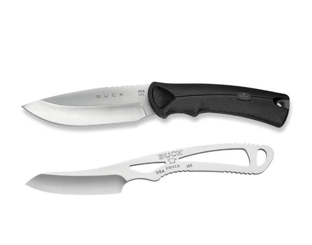 Buck 673 BuckLite 135 PakLite Combo - Box featuring durable skinning and caping knives.
