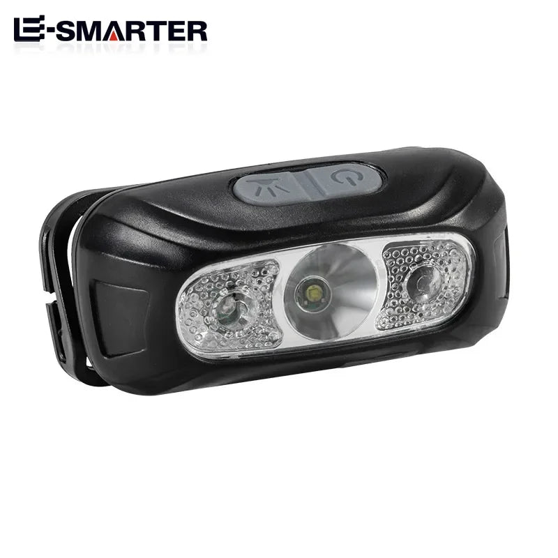 Mini Rechargeable Powerful Sensor Headlamp Fishing Camping USB Head Flashlight COB LED Head Light Torch Headlights Front Lantern - Action Outdoors Kiwi