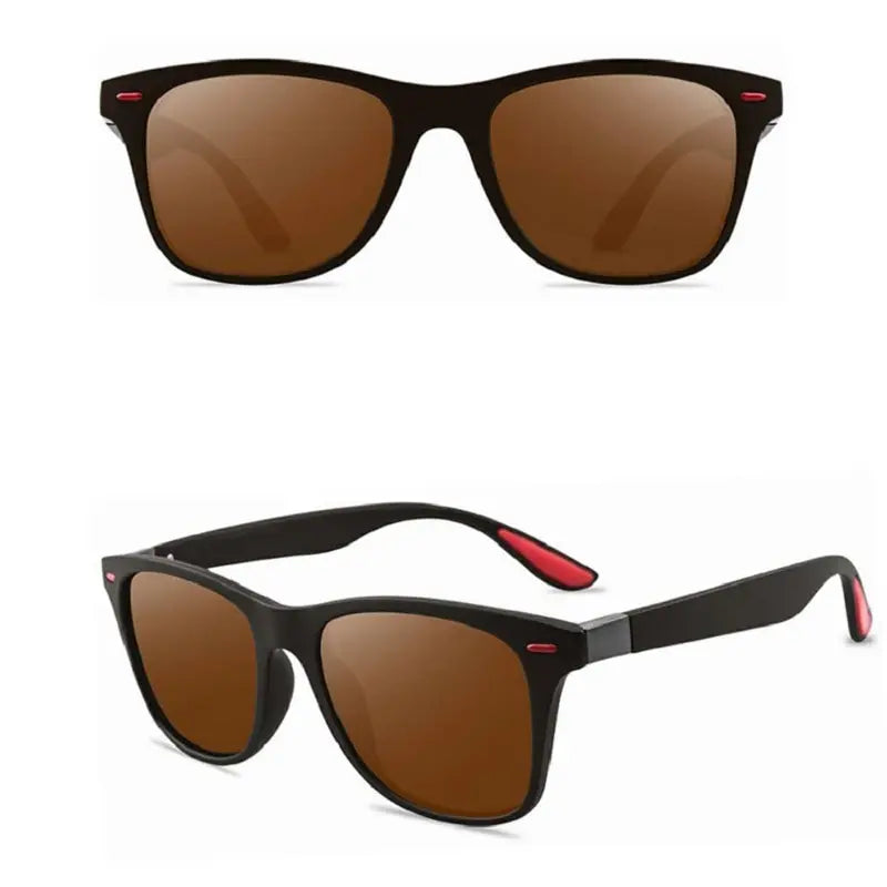 Fashion Classic Polarized Men And Women Square Sunglasses Anti Glare Goggles Travel Fishing Riding Glasses Uv400 - Action Outdoors Kiwi