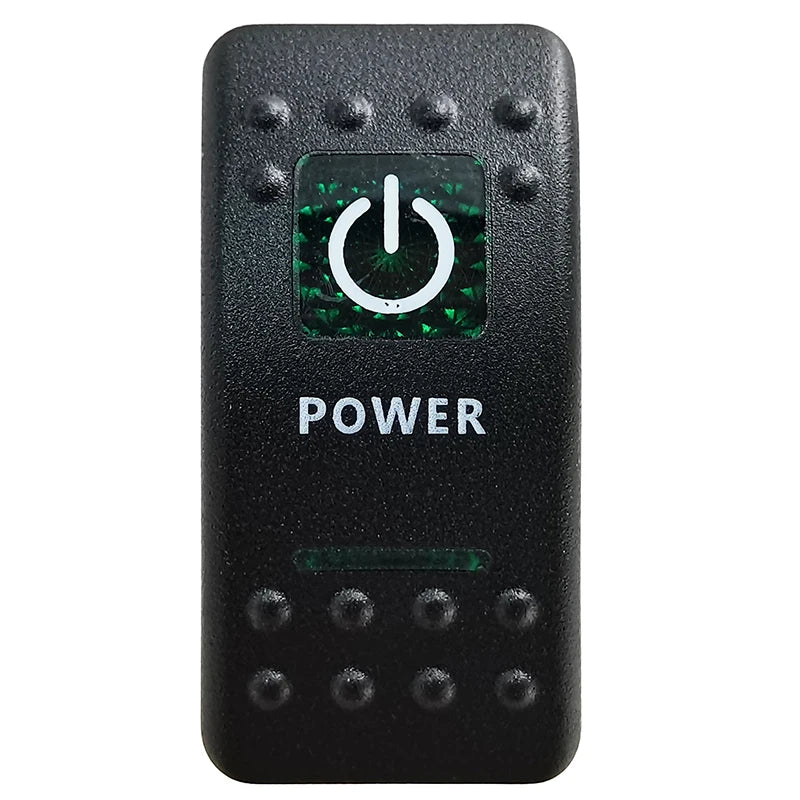 Green Led Light Bar Rocker Switch SPST 5Pins/DPDT 7Pins For Car Marine Boat IP68 NARVA Carling ARB Auto Parts Camper Replacement - Action Outdoors Kiwi