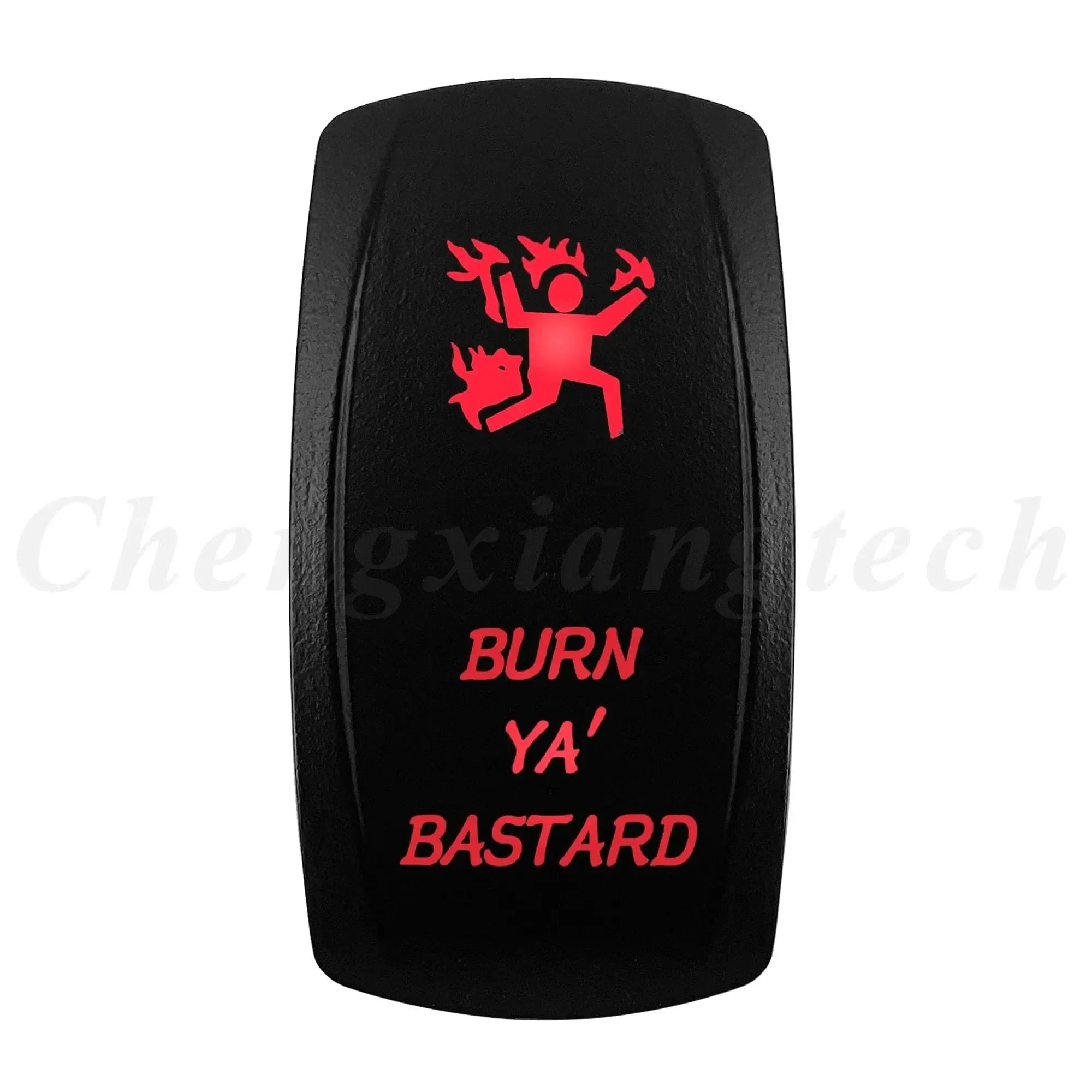 Red Led Light Bar Car Boat Rocker Switch 12V/24V Marine Grade Toggle Switch SPST/DPDT for Polaris Jeep Autosteer Auto Machinery