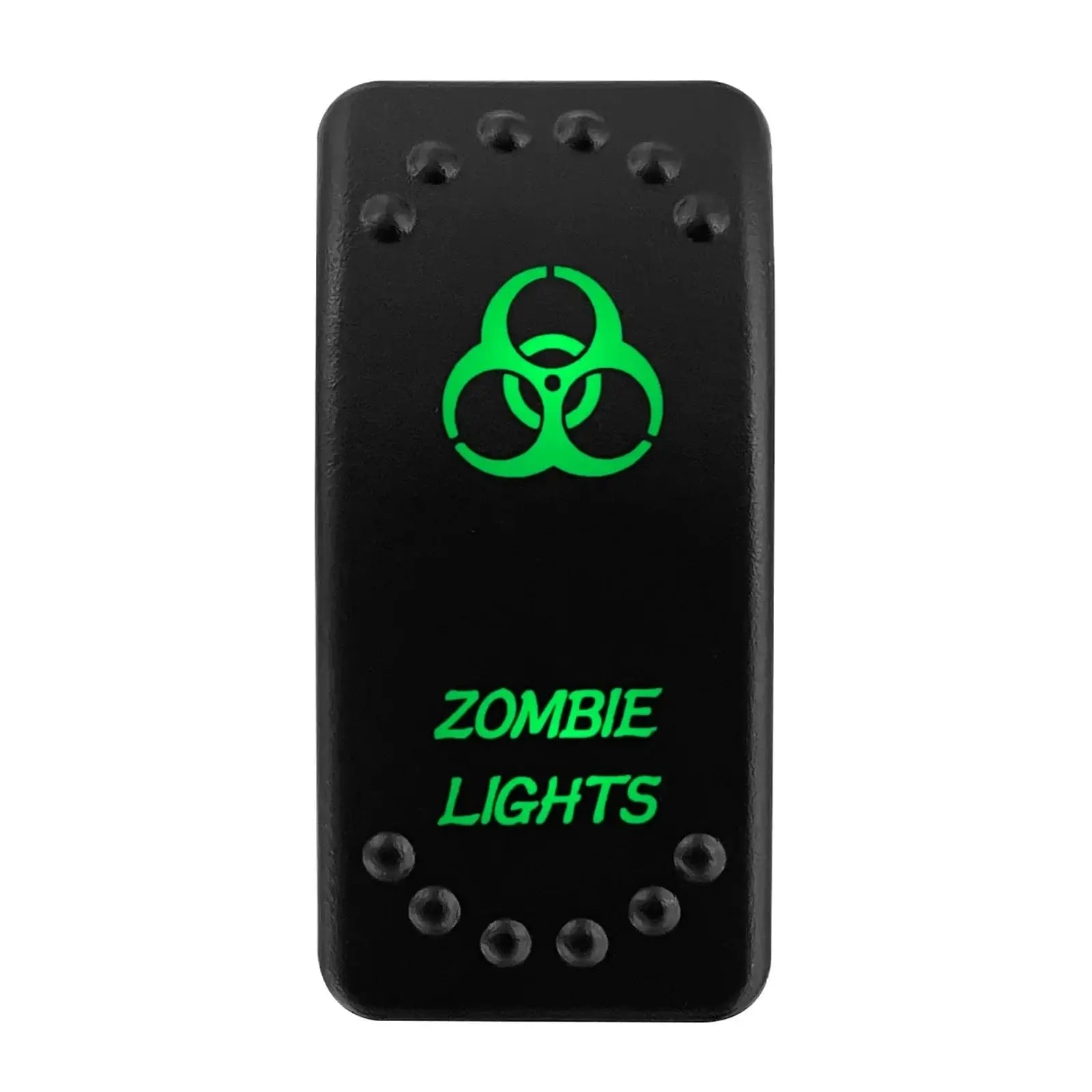 Waterproof Green Led Car Rocker Switch On Off 12V 20A Washer Wiper Momentary Toggle Switch For Marine Boat ATV RZR RV Autosteer