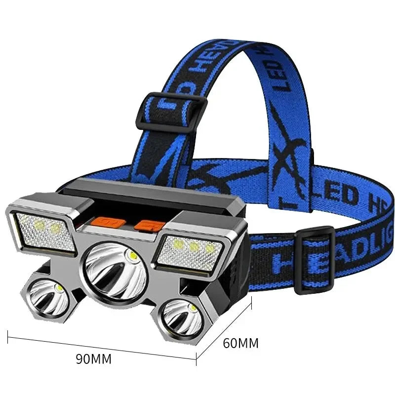 Powerful Rechargeable Head Flashlight for Fishing Led Headlamp Nitecore Camping Headlights Hunting Torch Hiking Front Lanterns - Action Outdoors Kiwi