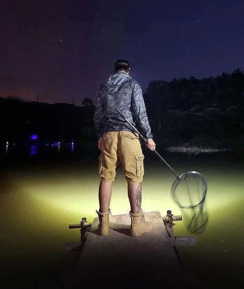Powerful Rechargeable Head Flashlight for Fishing Led Headlamp Nitecore Camping Headlights Hunting Torch Hiking Front Lanterns - Action Outdoors Kiwi