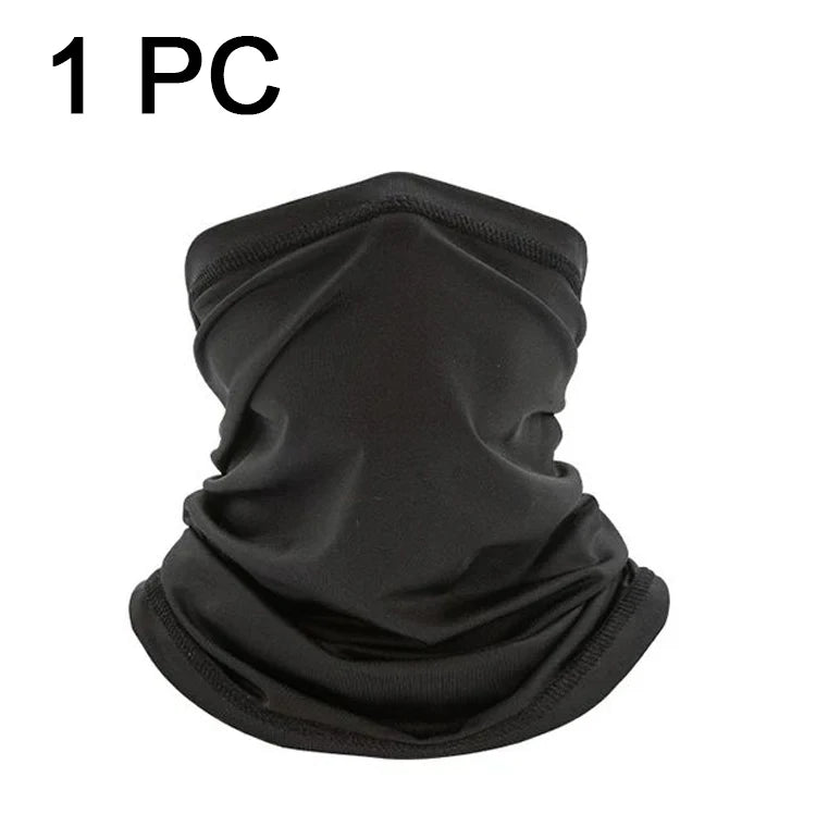 Cycling Mask Breathable Sunscreen Scarf Outdoor Scarf Neck Warmer Winter Bike Mask Headgear for Hiking Fishing Cycling Equipment - Action Outdoors Kiwi