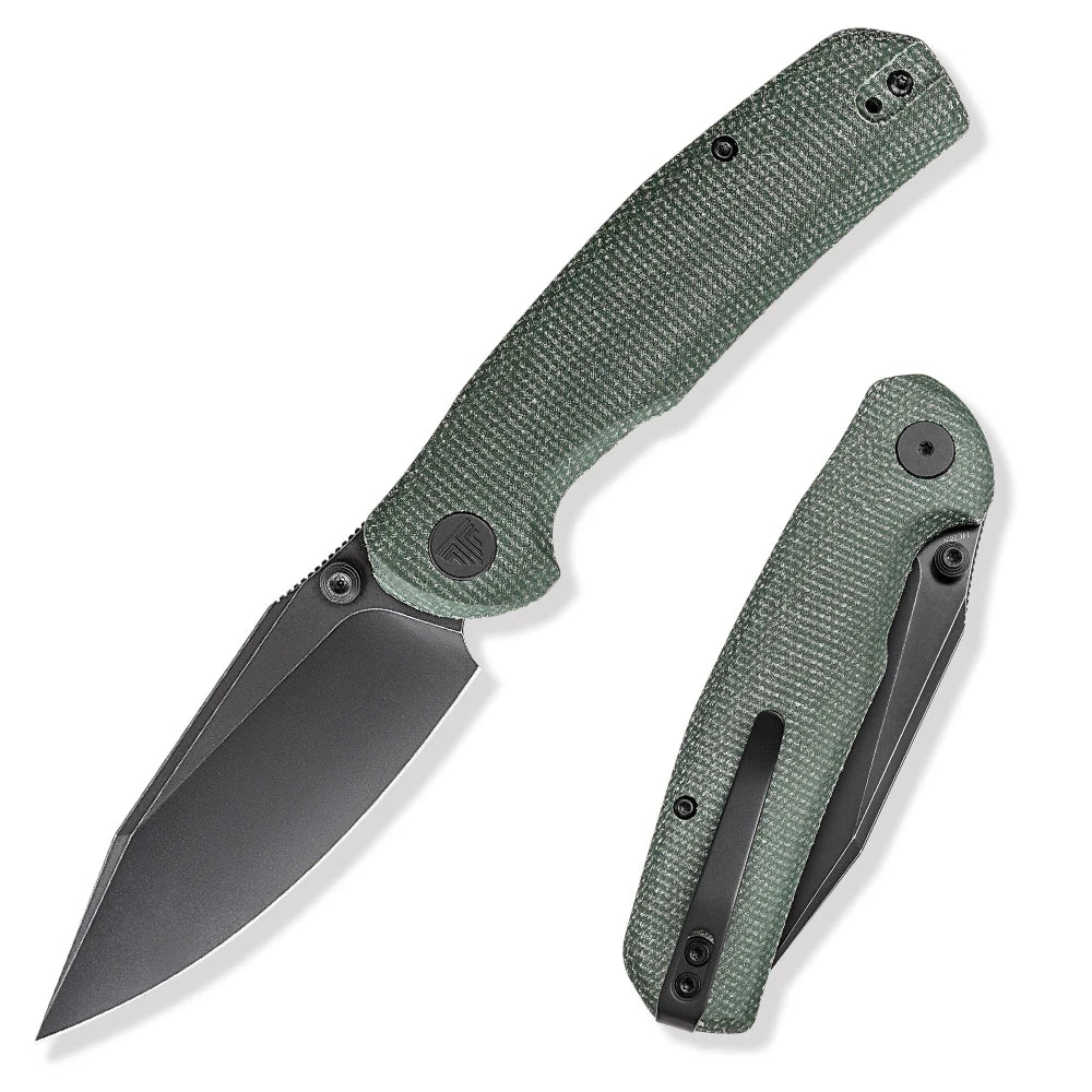 TRIVISA EDC Folding Knife for Men, Axis Pocket Knife with Clip,3.34” 14C28N Steel ,Stonewash Blade,G10 Handle.Camping Tool - Action Outdoors Kiwi