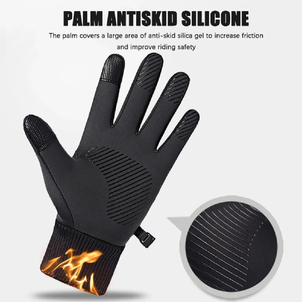 Winter Waterproof Women's Gloves Touchscreen Windproof Sports Fishing Driving Motorcycle Ski Non-slip Warm Cycling Men Gloves - Action Outdoors Kiwi