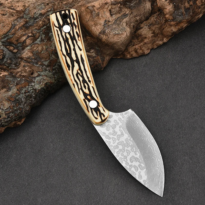 Damascus Pattern Kitchen Meat Cleaver Boning Knife Chef Peeling Fishing Barbecue Knife Raw Fish Cutter Butcher Knife - Action Outdoors Kiwi