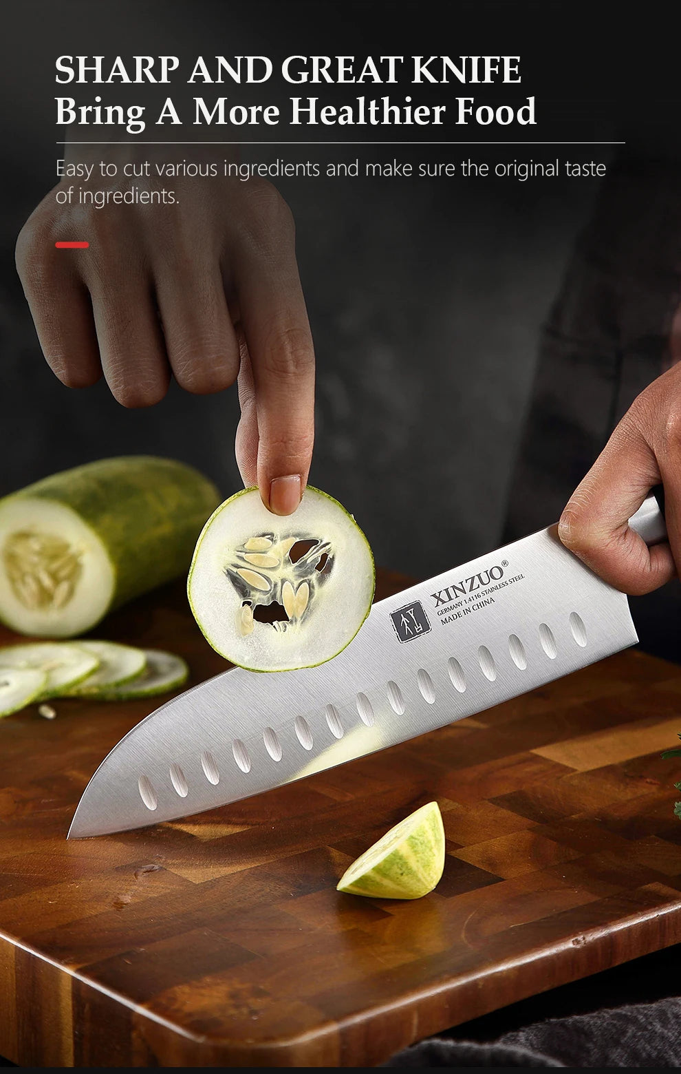 XINZUO Professional Full 7 PCS Knife Set German - Action Outdoors Kiwi