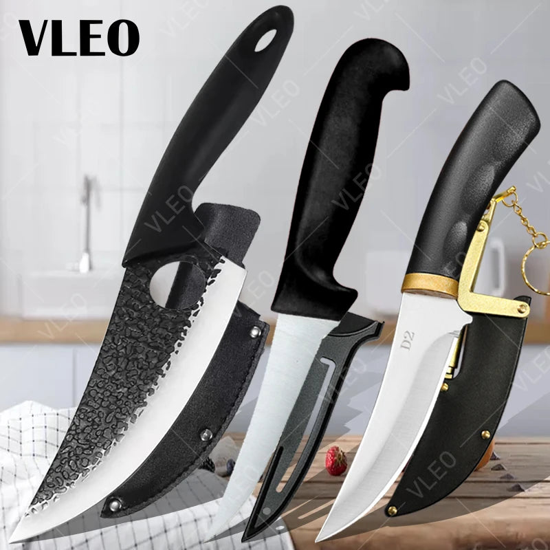 WXCOO Professional Japanese Chef's Knife Multi-purpose Kitchen Knives Stainless Steel Boning Knife Meat Cleaver Slicing Knife - Action Outdoors Kiwi