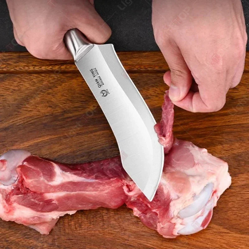 Kitchen Knife Chef Pig Killing Knife Multi-Purpose Meat Cleaver Butcher Knife Stainless Steel Kitchen Knives and Accessories - Action Outdoors Kiwi