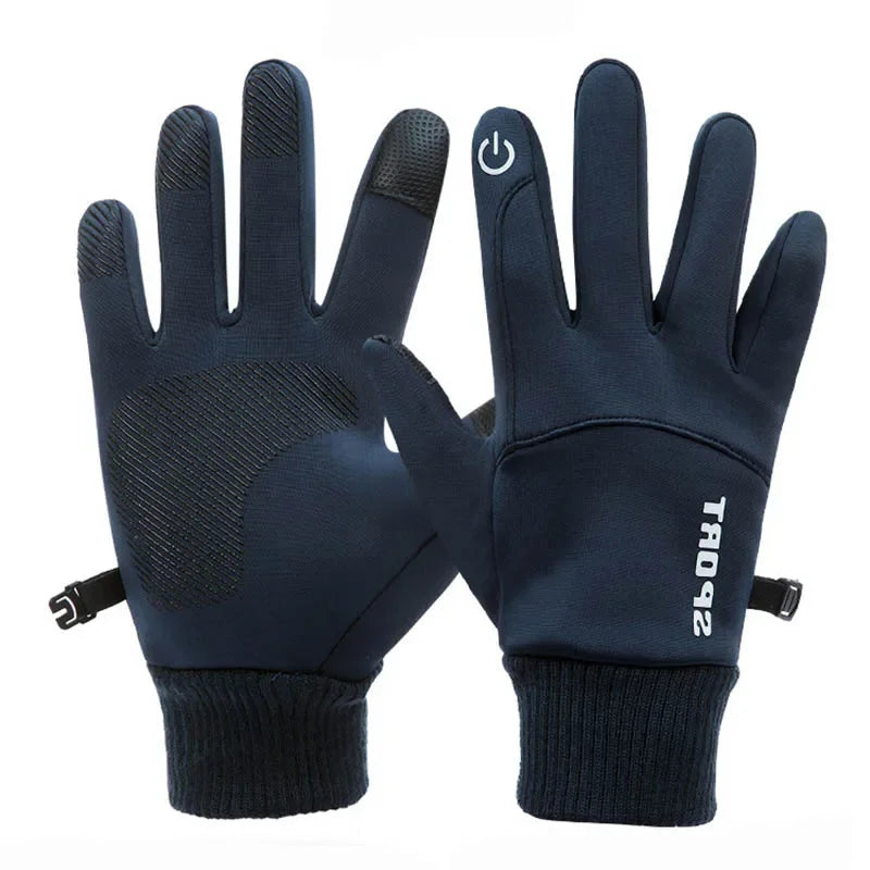Winter Waterproof Women's Gloves Touchscreen Windproof Sports Fishing Driving Motorcycle Ski Non-slip Warm Cycling Men Gloves - Action Outdoors Kiwi