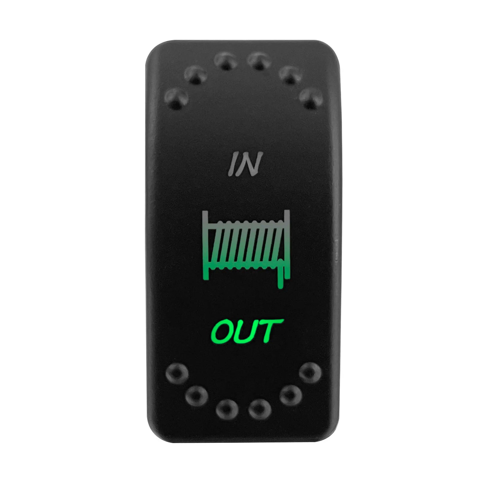 Waterproof Green Led Car Rocker Switch On Off 12V 20A Washer Wiper Momentary Toggle Switch For Marine Boat ATV RZR RV Autosteer - Action Outdoors Kiwi