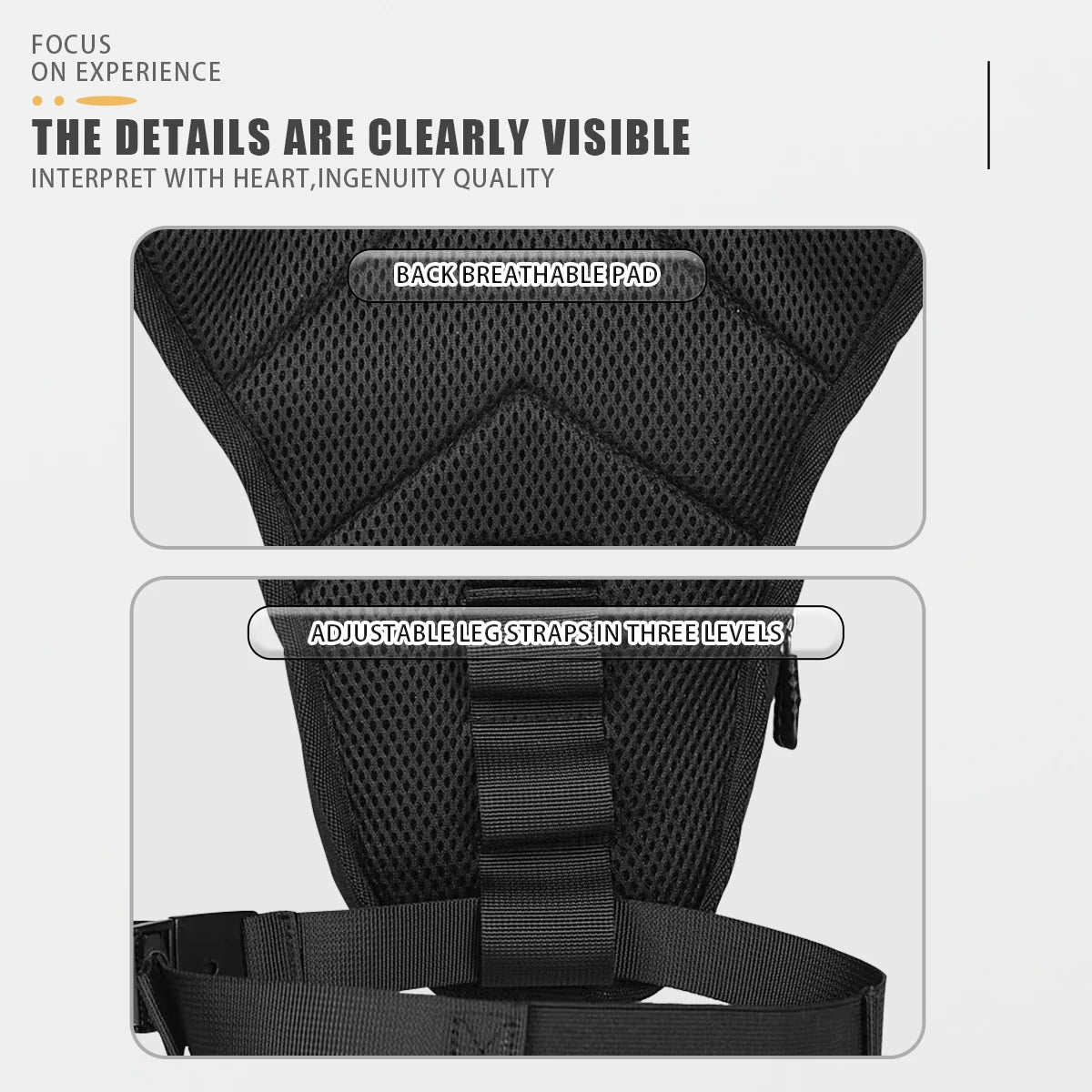 Hard Shell Drop Leg Bag Motorcycle Waterproof Waist Bag Hip Bum Fanny Pack For Outdoor Riding Cycling Hiking Fishing Climbing - Action Outdoors Kiwi