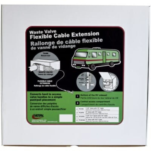 Valterra Flexible Cable Kit, 72in- 1.5in Valve - Action Outdoors Kiwi