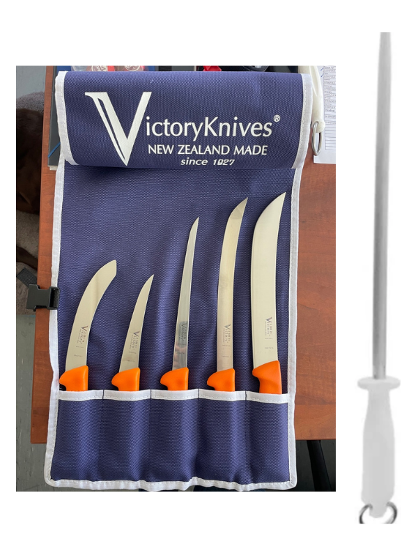High Vis Hunting and Fishing Knife Set - Action Outdoors Kiwi