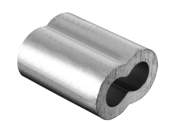 Anzor Crimps for wire rope 2 mm Aluminium Wire Crimps (10 Pack)