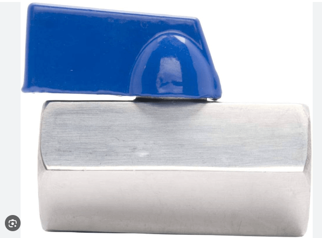 Anzor Spray Gun BSP 316 Mini Ball Valve Male/Female